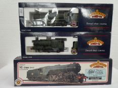 Bachmann, three x 'OO' gauge locomotives, 32-160 N Class, 32-300 Collett Goods and 31-558 Coldstream