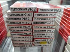 'N' gauge; a quantity of Fleischmann Piccolo boxed track, number 9162 x 22 pieces