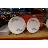 A selection of vintage Pyrex wild fowl pattern in original Pyrex box