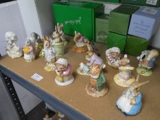 Fifteen various Beswick Beatrix potter figures, some boxed