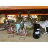 A selection of glassware and porcelain mostly A/F