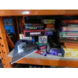 A large selection of vintage board games including Battle of The Little Big Horn, Battlecars, etc