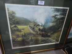 Five railway related prints and similar