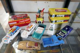 Corgi, Spot One etc to incl. 2 Budgie boxed buses, one by Lone-Star and others
