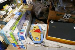 Large selection of Winnie The Pooh merchandise etc incl. Peter Rabbit, puzzle, jigsaws etc
