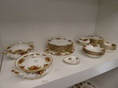 A good quantity of Royal Albert Old Country Roses Dinner and teaware