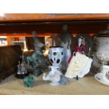 A mixed selection of figures, including Coalport, Nao style, etc