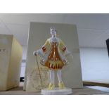 A Coalport limited edition figure of 18th Century man titled 'Sun', number 56/2500 (with certificate