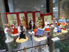 Eleven Royal Doulton Bunnykins figures, (some boxed)