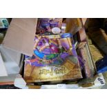 A Box of Harry Potter and Wallace and Grommit collectables