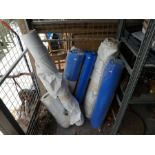 Selection of rolls of Barrier sheet and rolls of PVC