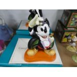 Two Walt Disney Classics collection figures of Magician Mickey 'On with the show', with certificates