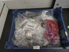 Tray of costume jewellery including bead necklaces etc