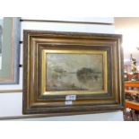 A selection of framed and glazed paintings on mostly harbour scenes