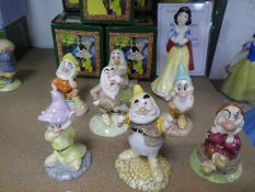 A Royal Doulton set of Snow White and the Seven Dwarfs limited edition 772/2000, all boxed with cert