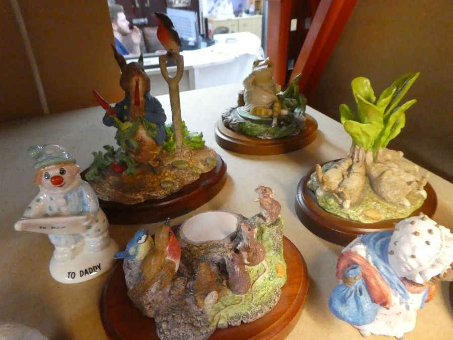 A quantity of Beswick Studio sculptures of Beatrix Potter figures and sundry - Image 4 of 4