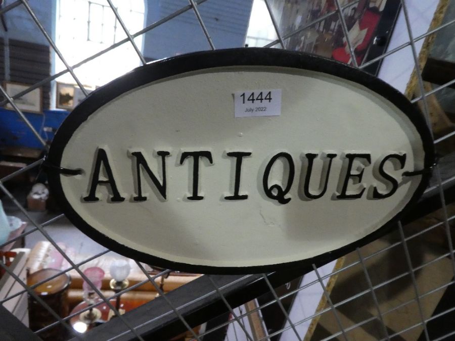 Large antique sign - Image 2 of 3