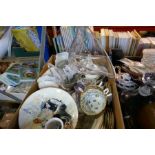 Various ceramics, glassware and collectables