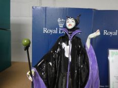 A Royal Doulton figure of Maleficent HN3840, limited edition 628/2000, part of the Disney Villains c
