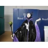 A Royal Doulton figure of Maleficent HN3840, limited edition 628/2000, part of the Disney Villains c