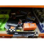 Scalextric, a quantity of cars, track and accessories