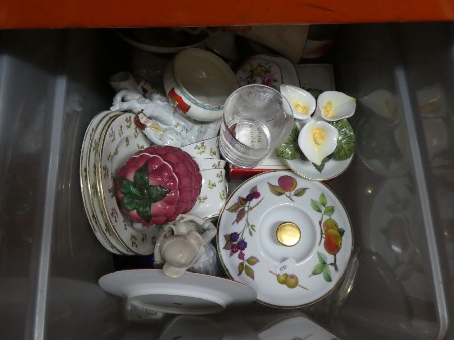 A sundry lot; to include costume jewellery and china