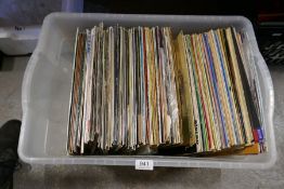 Two boxes of vinyl LPs, mostly classical etc