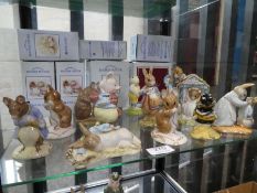 Twelve Royal Albert Beatrix Potter figures (mainly boxed)