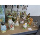 Fifteen various Beswick Beatrix Potter figures, some boxed