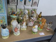 Fifteen various Beswick Beatrix Potter figures, some boxed