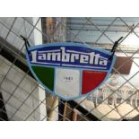 Lambretta Shield plaque
