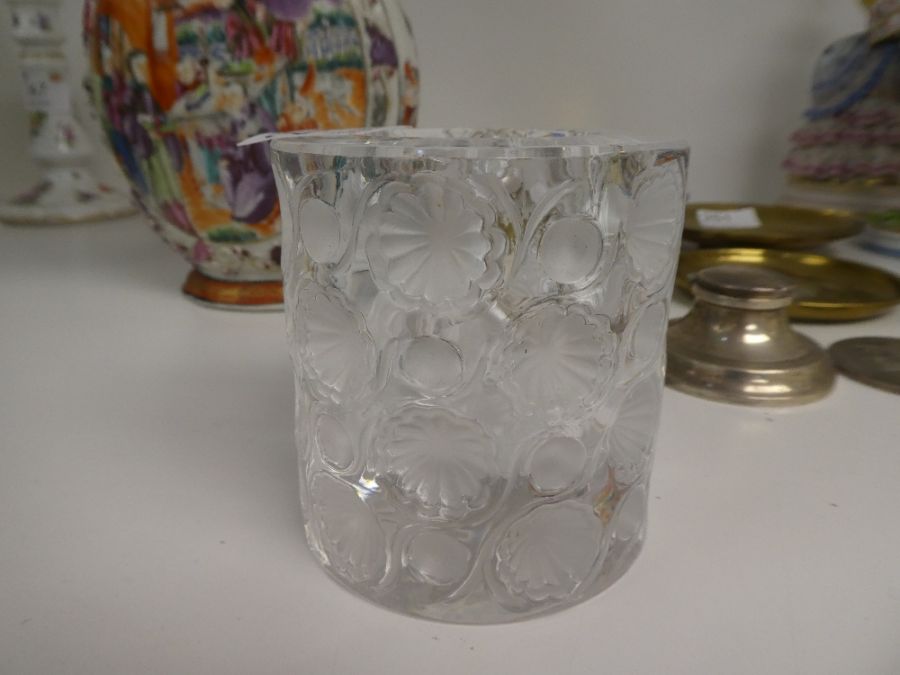 A Lalique shell pattern candle holder, 1950s - Image 2 of 4