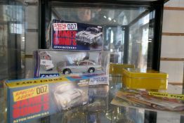 3 Corgi James Bond, Aston Martin cars, boxed