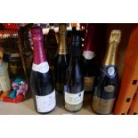 A quantity of Sparkling Wine and other alcohol