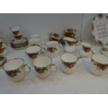 A large quantity of Royal Albert Old Country Roses dinner and tea ware to include 2 covered vegetabl