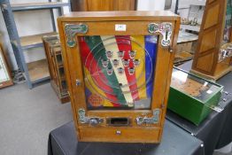 A vintage Bryans penny arcade machine (has 2p slot), working
