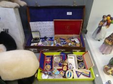 Of Masonic interest; a quantity of medals including many silver examples, and other related material
