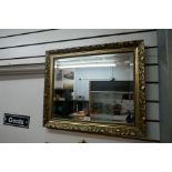 Two gold framed mirrors, one Napoleonic in style