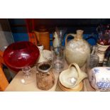 A large selection of mixed pottery glass and china from various manufacturers, etc