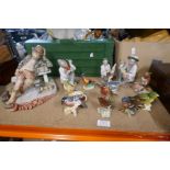 A selection of Beswick bird figures and others