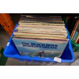 Two boxes of vinyl LPs including 60s and 70s