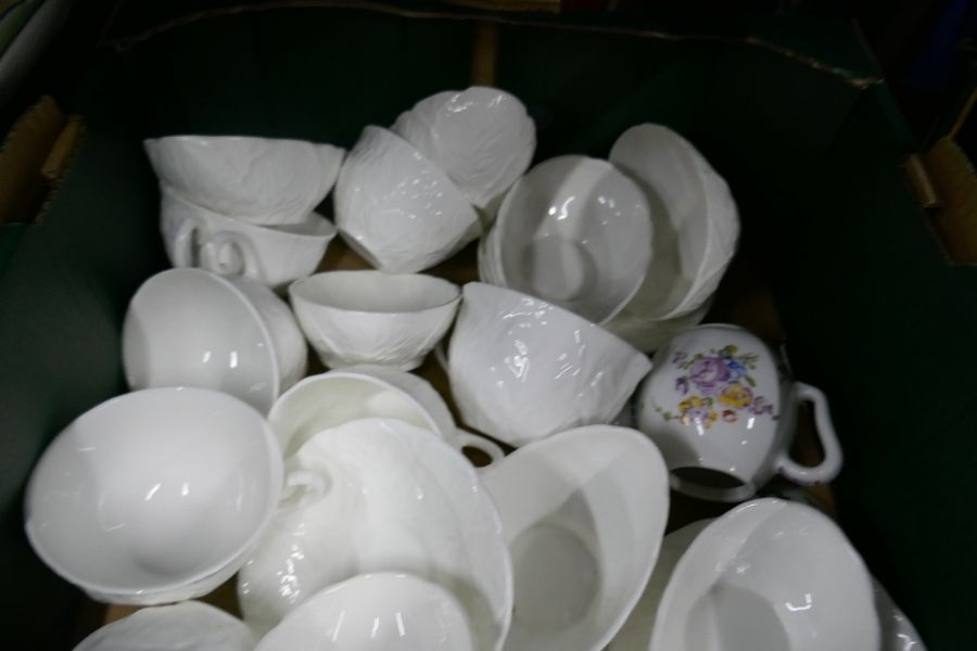 Two boxes of mixed china including Coalport, Paragon, etc - Image 4 of 5
