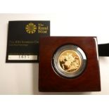 The Royal Mint' boxed 2014 Gold Proof Full Sovereign, from "The 2014 Sovereign Collection", with Cer