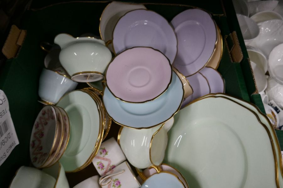 Two boxes of mixed china including Coalport, Paragon, etc - Image 2 of 5