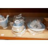 A selection of Royal Doulton 'Rose Elegans' chinaware including tureens, coffee pot, etc