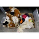 Two boxes of Ty Beanie babies