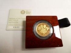 The Royal Mint boxed as new "Designing the Future" 22ct gold Nations of The Crown, 2017 Gold Proof