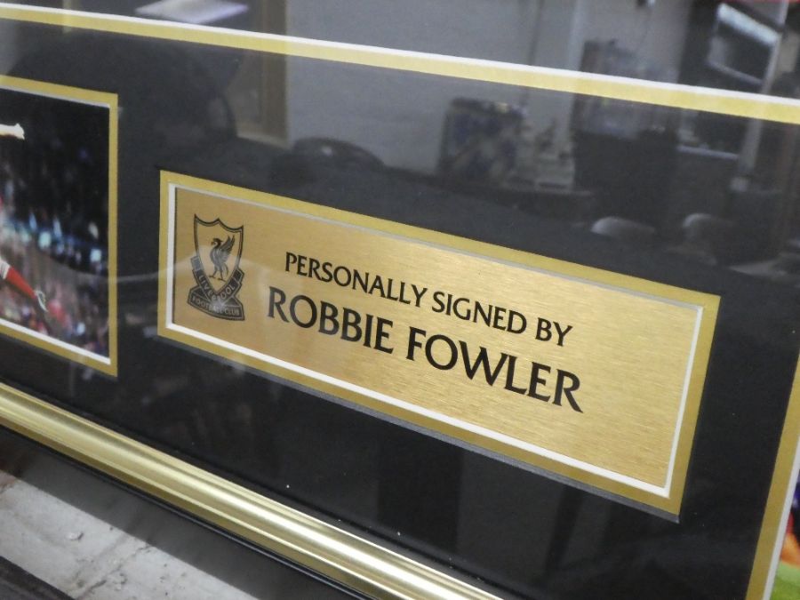 Of Football interest; a Robbie Fowler signed Liverpool Football shirt, sponsored by Carlsberg - Bild 2 aus 4