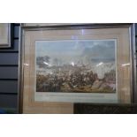 Three limited edition prints of Waterloo Battles, by Denis Deighton