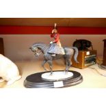 A county Artists figure of HM Queen Elizabeth II at Trooping the Colour, limited edition, number 356
